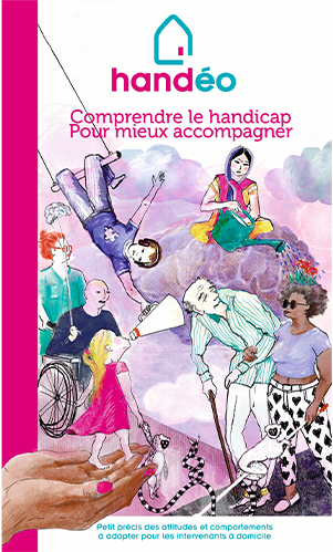 Image de la couverture du guide "Comprendre le handicap pour mieux accompagner", publié par Handéo.