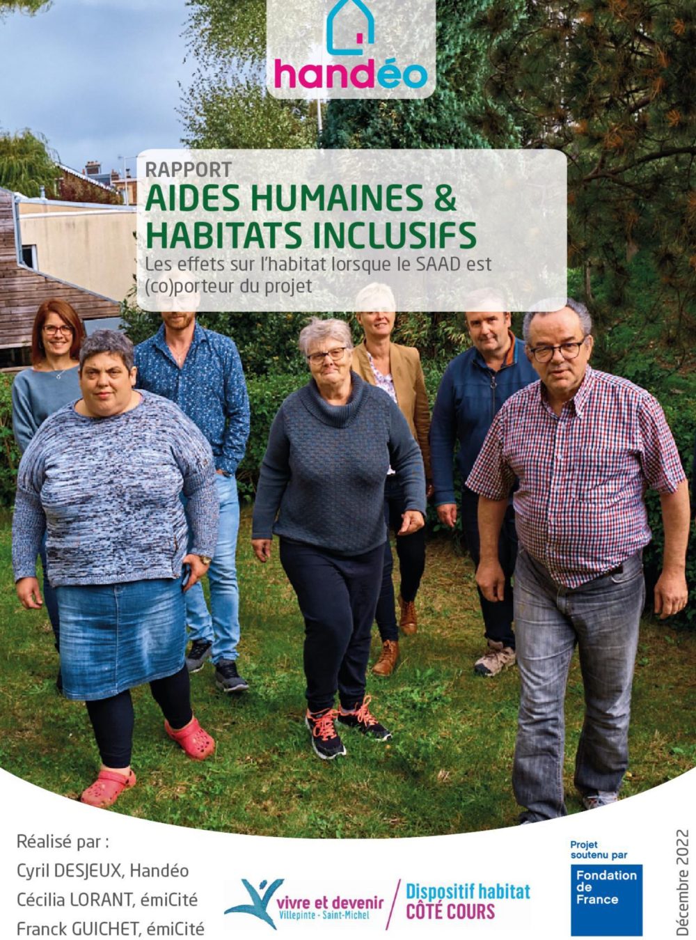 Couverture du rapport Aides humaines & habitats inclusifs