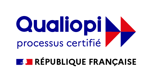 Logo de la certification Qualiopi obtenue pas Handéo Solutions